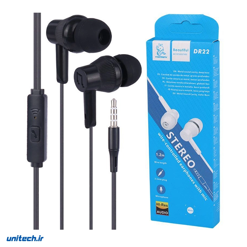 هندزفری سیمی دنمن DR224